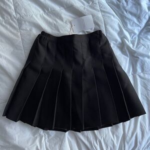 SANGTREE Girls Women's Pleated Skirt with Comfy Stretchy Band 10-11 Years Black